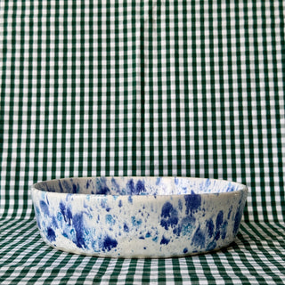 Blue Crystal - Ceramic Pet Bowl-Desk Accessories-Stash World