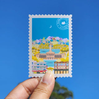 Brisbane Travel Memory - Vinyl Sticker-Vinyl Stickers-Stash World