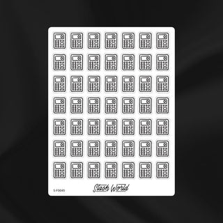 Calculator Icons Sticker Sheet-Stash World