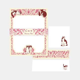 Cat - Letter Writing Set by Konatsu Tani-Letter Writing-Stash World