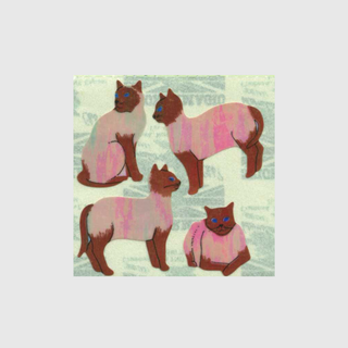 Kitty Cat Sticker Sheets - Off the Roll