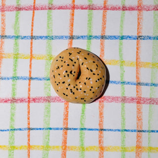Ceramic Bagel - Incense Holder-Desk Accessories-Stash World