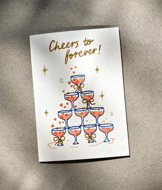 Cheers to Forever - Greeting Card-Greeting Cards-Stash World