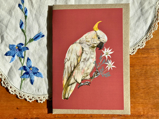 Cockatoo - Greeting Card-Greeting Cards-Stash World