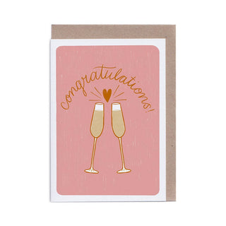 Congratulations - Greeting Card (Risograph)-Greeting Cards-Stash World