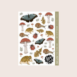 Cottage Critters Sticker Sheet - Stash Sticker Club-Stash World