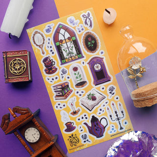 Cursed Castle - Sticker Sheet-Sticker Sheets-Stash World