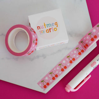 Cute Cherries Fruit - Washi Tape-Washi Tapes-Stash World