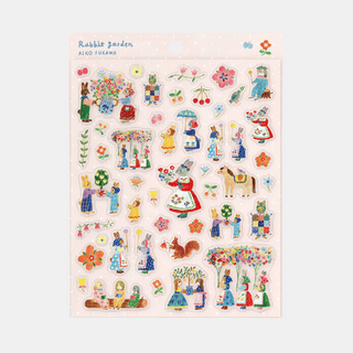 Rabbit Garden - Sticker Sheet by Aiko Fukawa