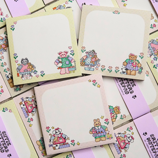 Cutie Critters - Square Notepad-Notepads-Stash World