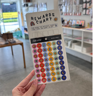 Rewards chart for adults with sticker sheet