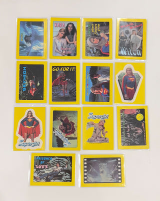 Vintage Trading Stickers (80s/90s) - Grease, Star Wars, Star Trek, Batman, E.T, Rambo and James Bond