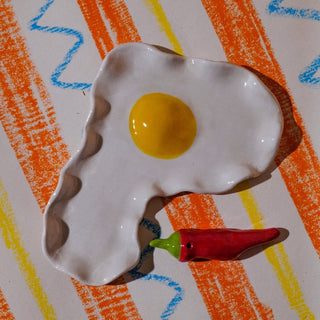 Ceramic Egg Trinket Tray - Studio Daffa  on