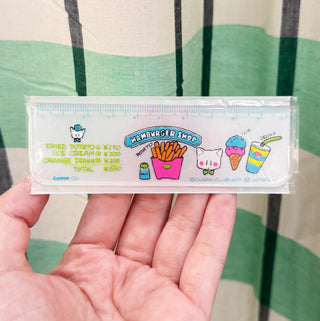 Hamburger Shop - 10cm Ruler (Vintage Japan 1980's)