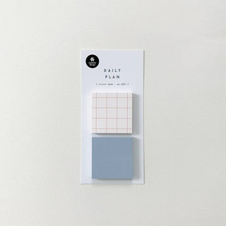 Daily Plan.07: Square Grid - Sticky Notes-Sticky Notes-Stash World