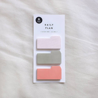 Daily Plan.31: Book Tabs - Sticky Notes-Sticky Notes-Stash World