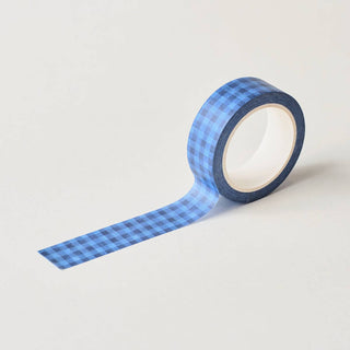 Dark Blue Check - Washi Tape-Washi Tapes-Stash World