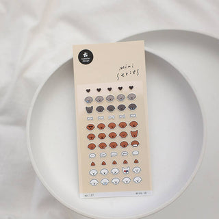 Deco 10: Doggo Faces - Mini Sticker Sheet-Sticker Sheets-Stash World
