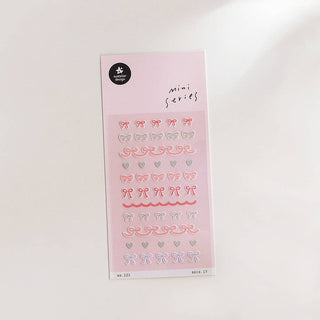 Deco 13: Bows - Mini Sticker Sheet-Sticker Sheets-Stash World