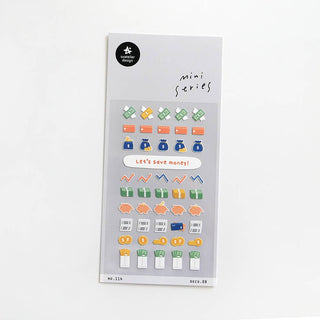 Deco.08: Cash, Money, and Finance - Mini Sticker Sheet-Sticker Sheets-Stash World