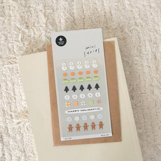 Deco.19: Winter Holiday - Mini Sticker Sheet-Sticker Sheets-Stash World