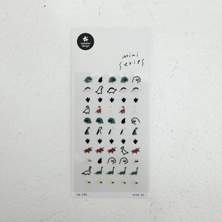 Dino.01: Lil Dinos - Mini Sticker Sheet-Sticker Sheets-Stash World