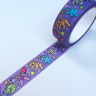 Disco Cats - Washi Tape-Washi Tapes-Stash World