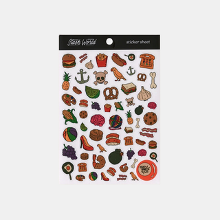 Odd Food - Sticker Sheet (Matte Transparent)