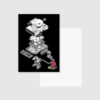 Exploded PS1 - Postcard-Postcards & Journal Cards-Stash World