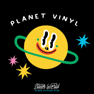 Planet Vinyl - Monthly Sticker Subscription