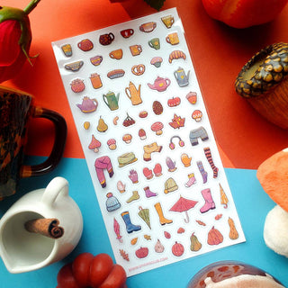 Fall Essentials - Sticker Sheet-Sticker Sheets-Stash World