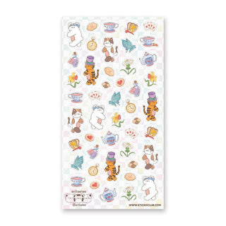Fantastical Tea Party - Sticker Sheet-Sticker Sheets-Stash World