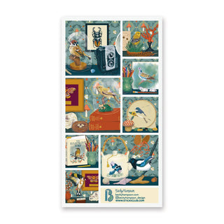 Feathered Finds - Sticker Sheet-Sticker Sheets-Stash World