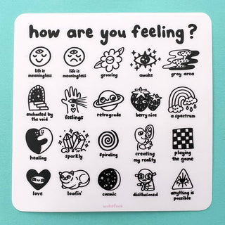 Feelings Chart - Vinyl Sticker-Vinyl Stickers-Stash World