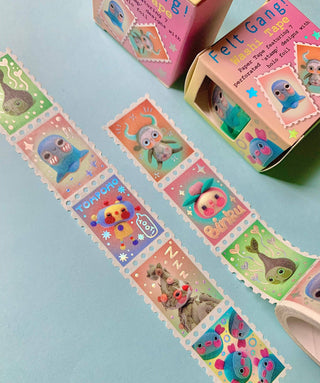 Felt Gang - Stamp Washi Tape (Holographic)-Washi Tapes-Stash World