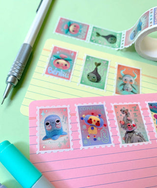 Felt Gang - Stamp Washi Tape (Holographic)-Washi Tapes-Stash World