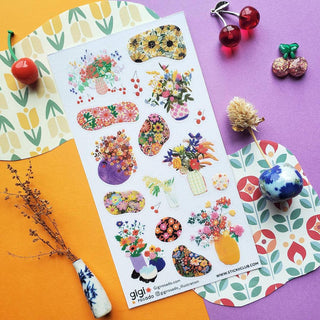 Floral Paradise - Sticker Sheet-Sticker Sheets-Stash World
