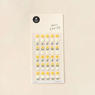 Flower 02: Daisy - Mini Sticker Sheet-Sticker Sheets-Stash World