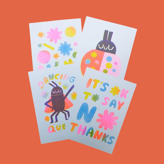 Flower Dust - Print Pack (Risograph)-Prints-Stash World