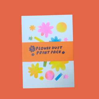 Flower Dust - Print Pack (Risograph)-Prints-Stash World
