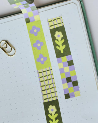 Flower Patch - Washi Tape-Washi Tapes-Stash World