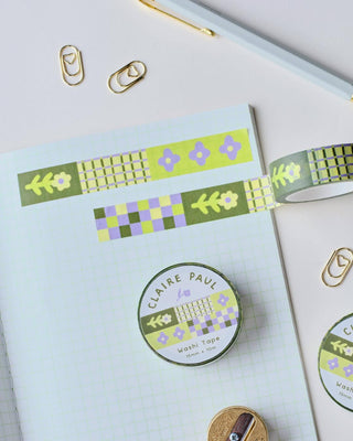 Flower Patch - Washi Tape-Washi Tapes-Stash World