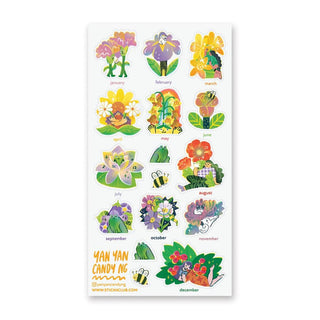 Flower Power - Sticker Sheet-Sticker Sheets-Stash World