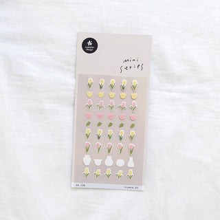 Flower.03: Tulip - Mini Sticker Sheet-Sticker Sheets-Stash World
