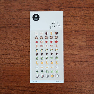 Food.03: Fruit and Veg - Mini Sticker Sheet-Sticker Sheets-Stash World