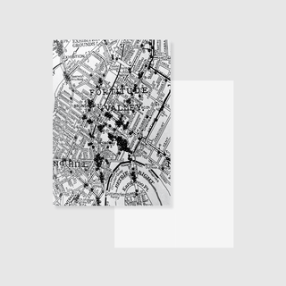 Fortitude Valley Map - Postcard-Postcards & Journal Cards-Stash World