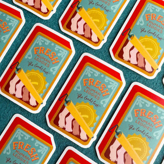 Fresh Human Leggies - Vinyl Sticker-Vinyl Stickers-Stash World