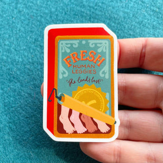 Fresh Human Leggies - Vinyl Sticker-Vinyl Stickers-Stash World