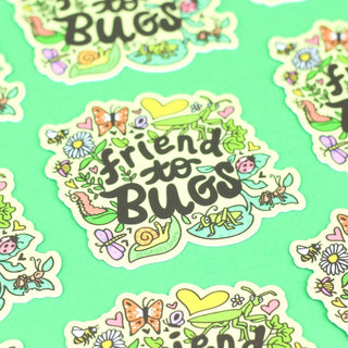 Friend to Bugs Vinyl Sticker-Stash World