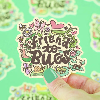 Friend to Bugs Vinyl Sticker-Vinyl Stickers-Stash World